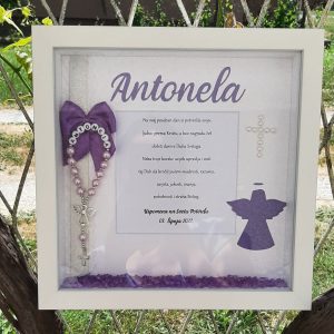 Personalizirani 3D okvir za Svetu potvrdu