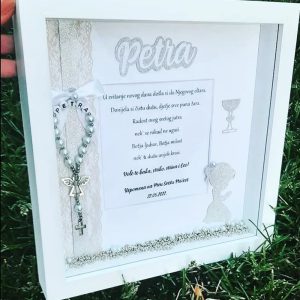 Personalizirani 3D okvir za Prvu pričest