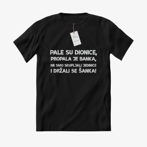 MAJICA Sa Tekstom pale su dionice, propala je banka...