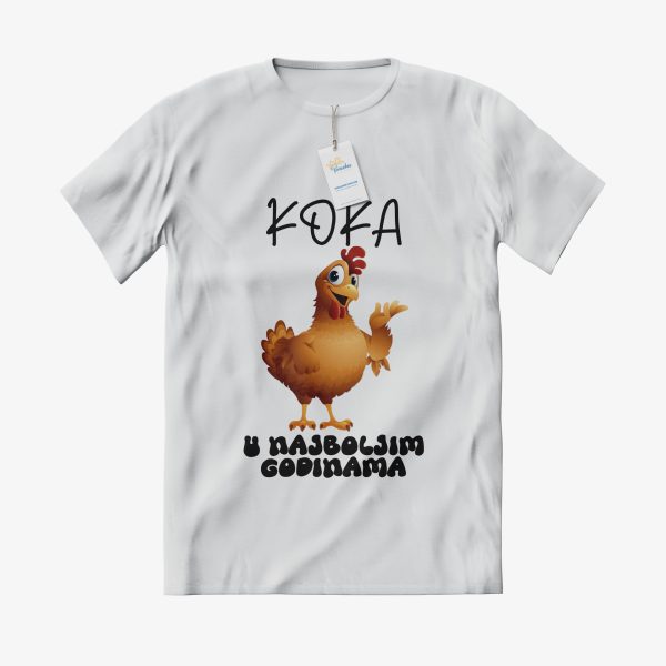 MAJICA Sa Tekstom koka u najboljim godinama - Slika 3