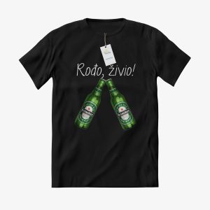 MAJICA Sa Tekstom rođo živio i slikom piva