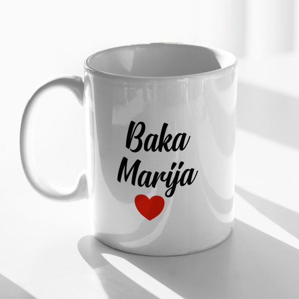 Personalizirana ŠALICA za baku sa imenom