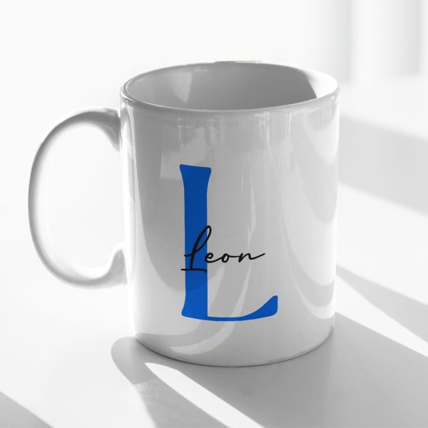 Personalizirana ŠALICA Sa imenom i slovom u boji - Slika 2