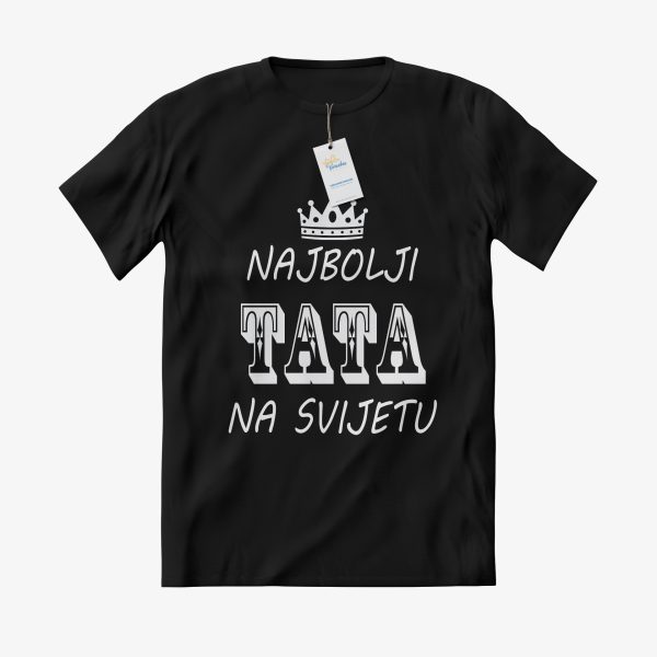 MAJICA sa natpisom "Najbolji tata na svijetu"