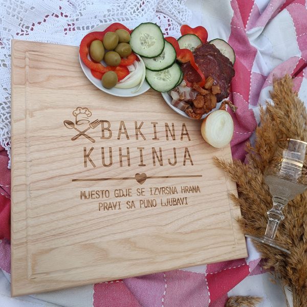 Unikatna drvena daska za rezanje