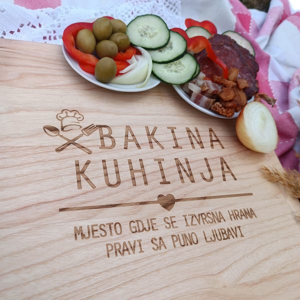 Unikatna drvena daska za rezanje - Slika 2