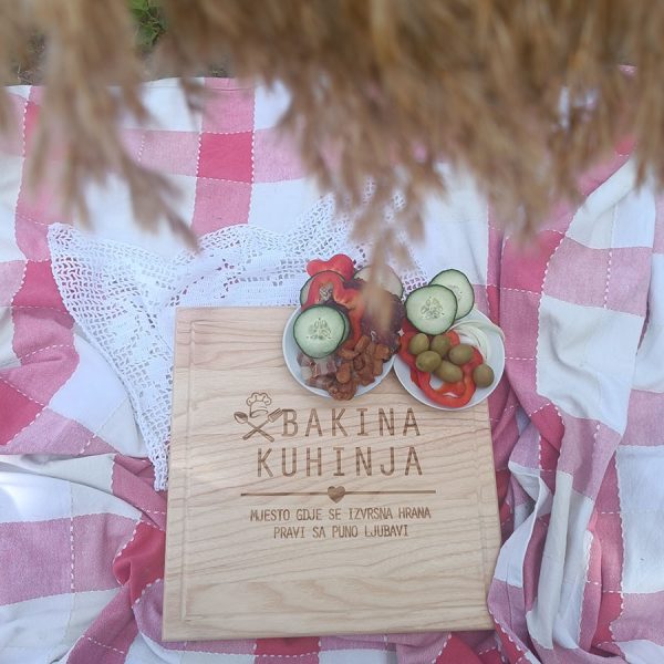 Unikatna drvena daska za rezanje - Slika 4